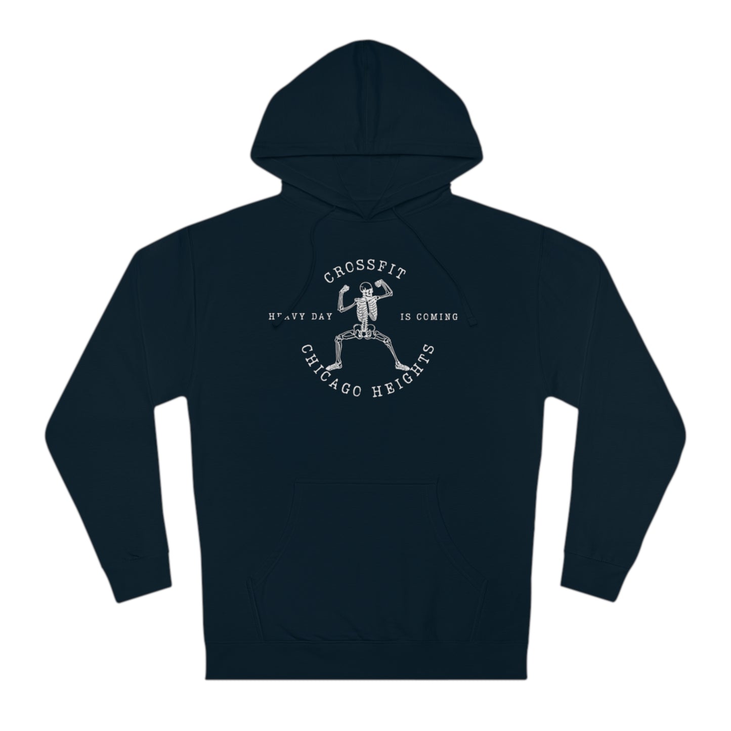 Skeleton Heavy Day Pull over Hoodie