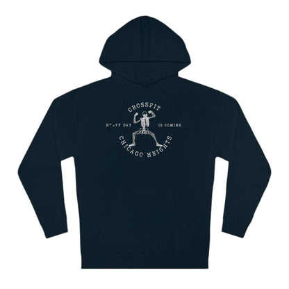 Skeleton Heavy Day Pull over Hoodie